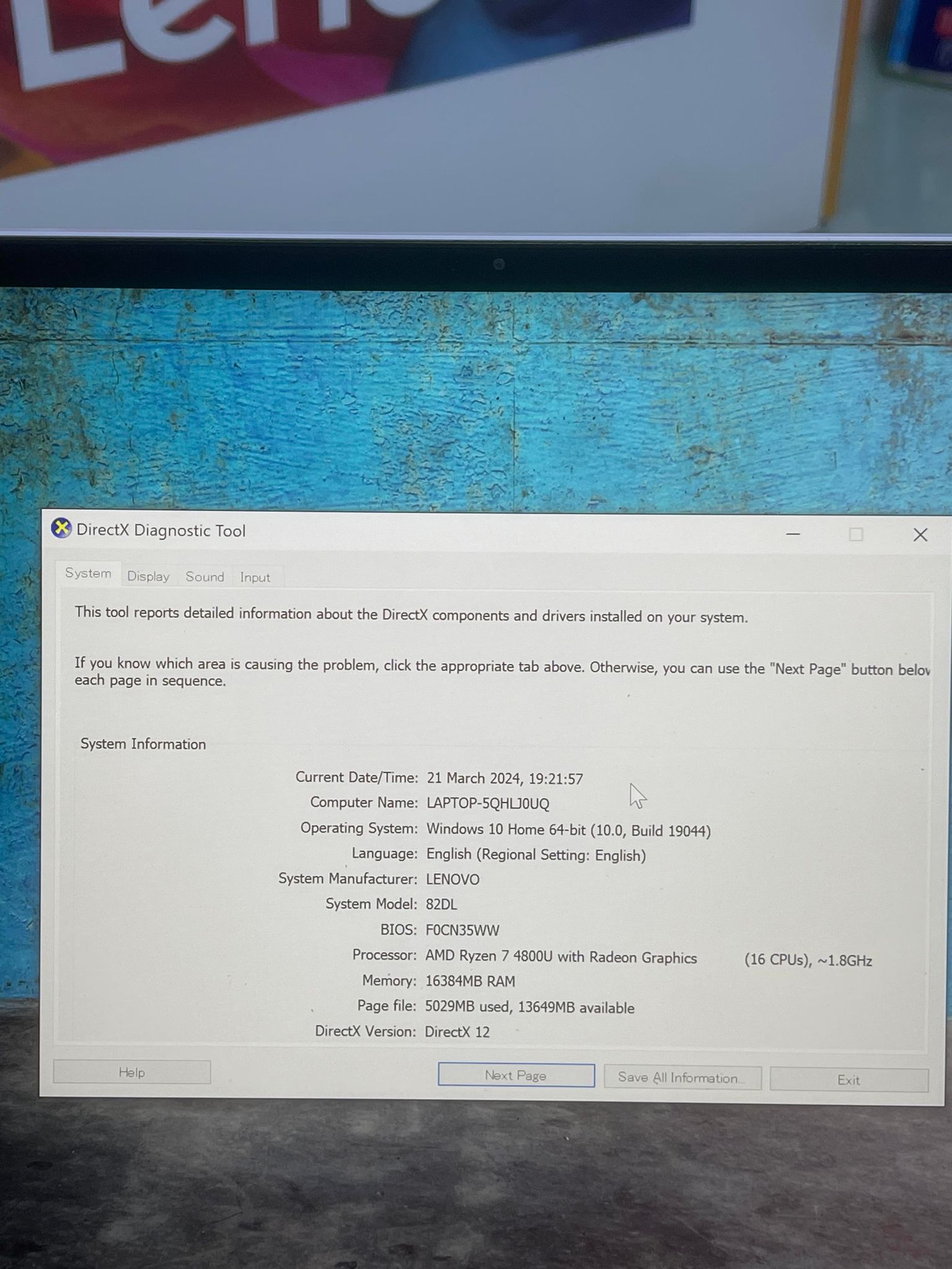 Lenovo Ideapad S540 -13ARE/ AMD Ryzen 7 4800U (up to 4.2Ghz